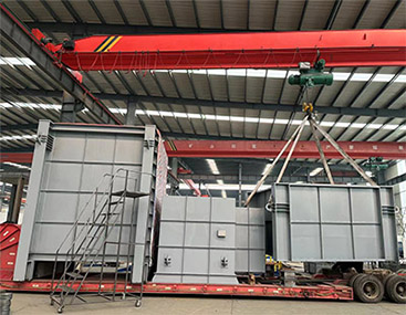 高溫余熱回收設(shè)備準(zhǔn)備發(fā)貨！